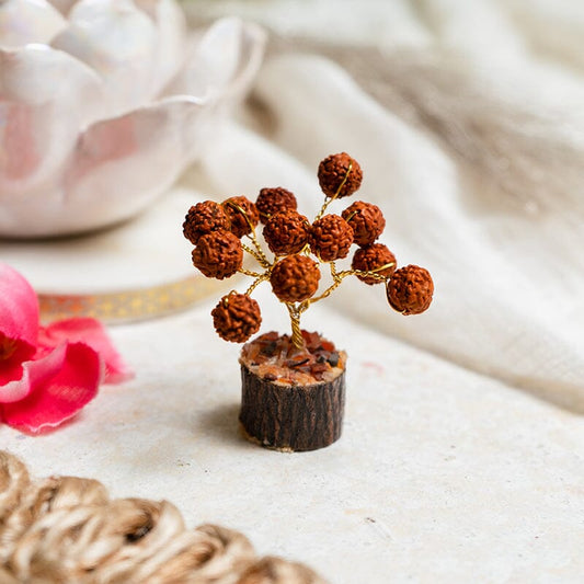 Rudraksha Mini Crystal Tree