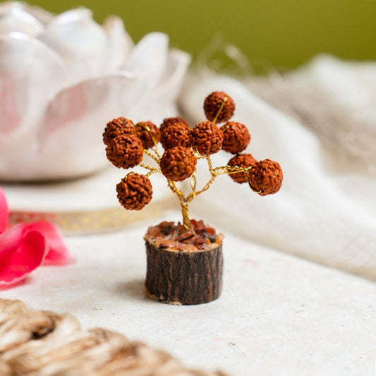 Rudraksha Mini Crystal Tree