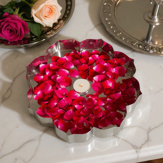 Neerja Silver Finish Urli