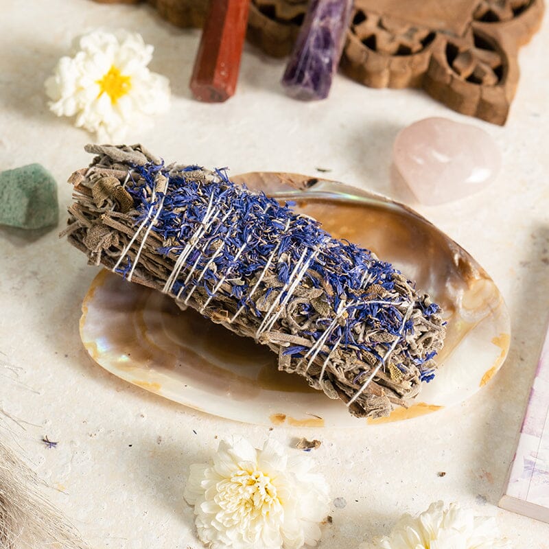 Manifestation Blue Corn Sage Smudge Wand