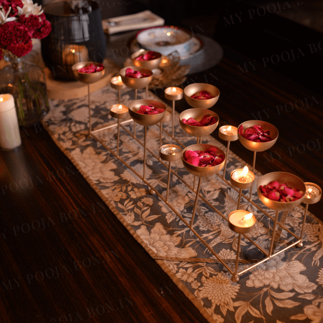 Ziba Decorative Dining Table T-light Stand