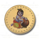 24K Gold Foil Bal Gopal Coin & Bar