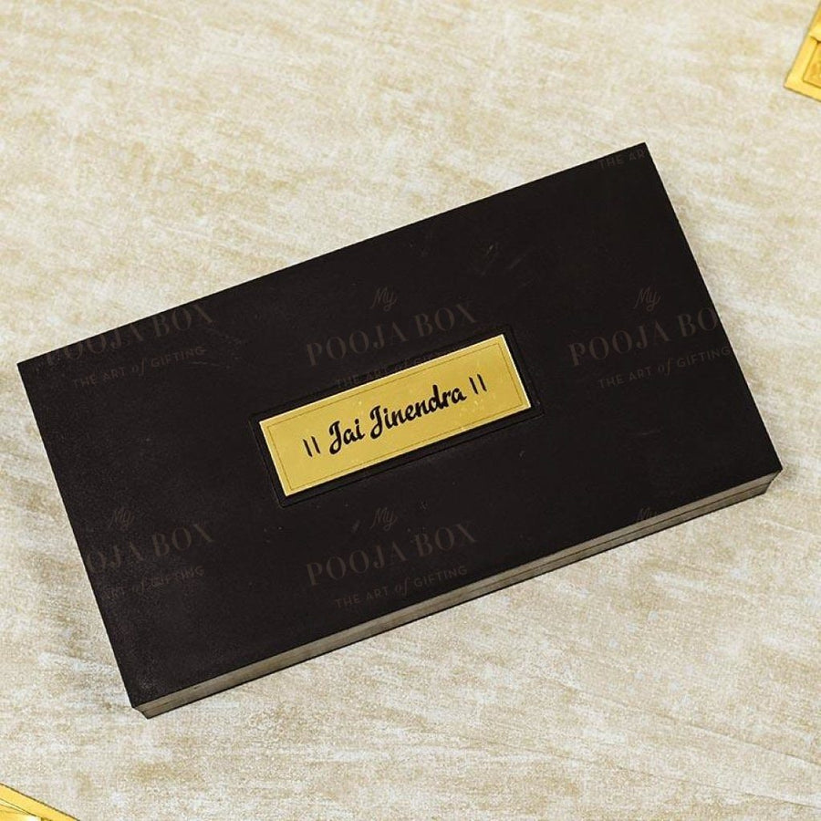 24K Gold Foil Tirthankara Rishabhanatha Pooja Box