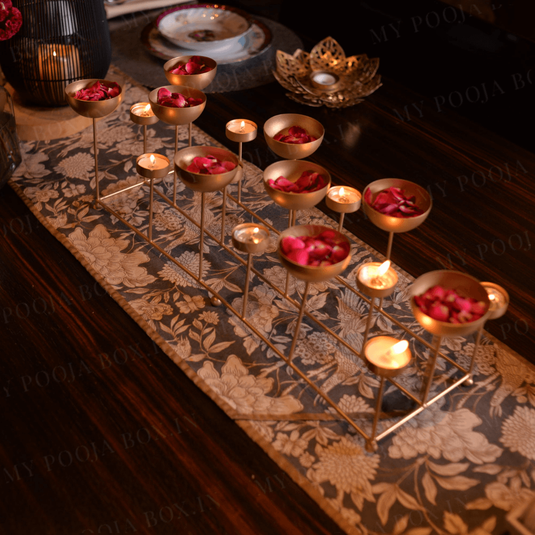 Ziba Decorative Dining Table T-light Stand