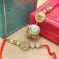 Meenakari Pastel Blue Bhaiya Bhabhi Set