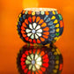 Handmade Mosaic Multicolored Candle Holder