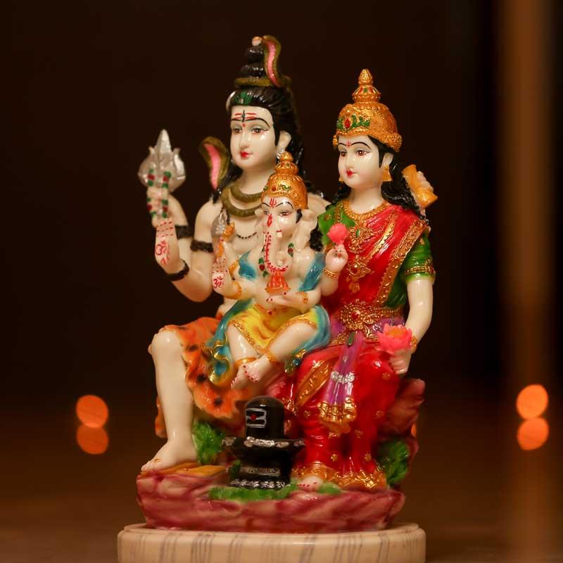 Divine Shiv Parivar/Family Statue for Home Decor