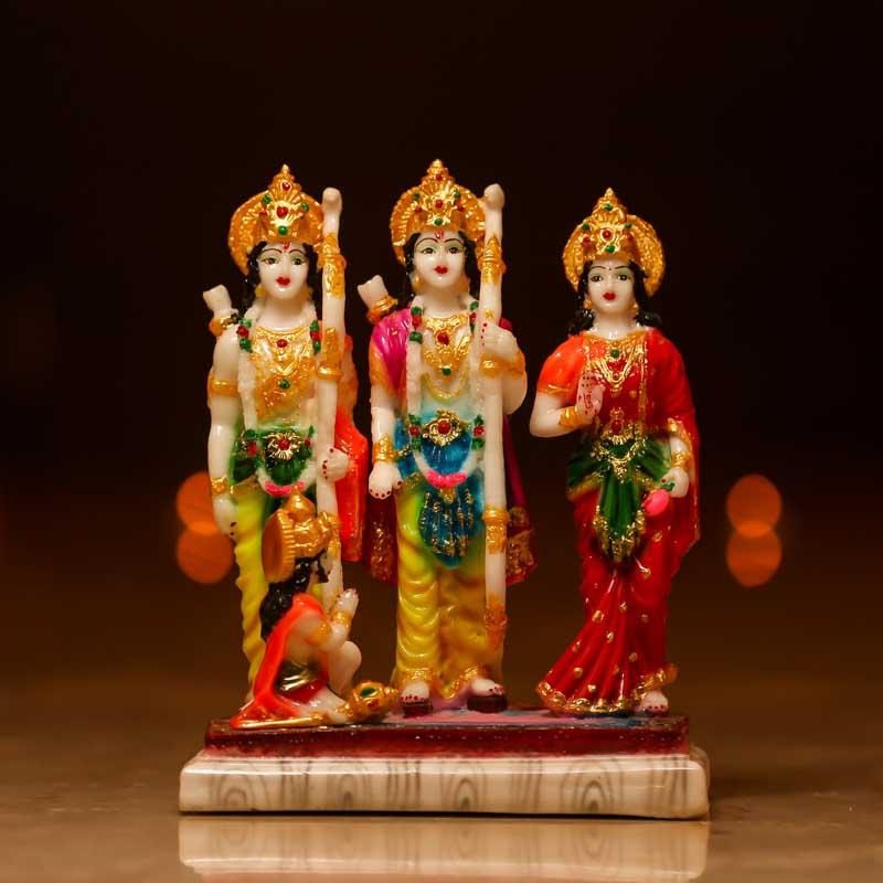 Blissful Ram Darbar Statue for Home Decor