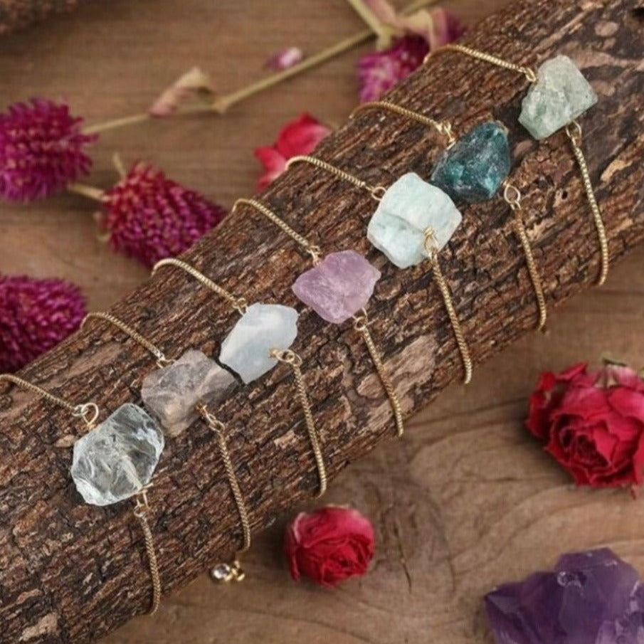 Amazonite Natural Crystal Bracelet