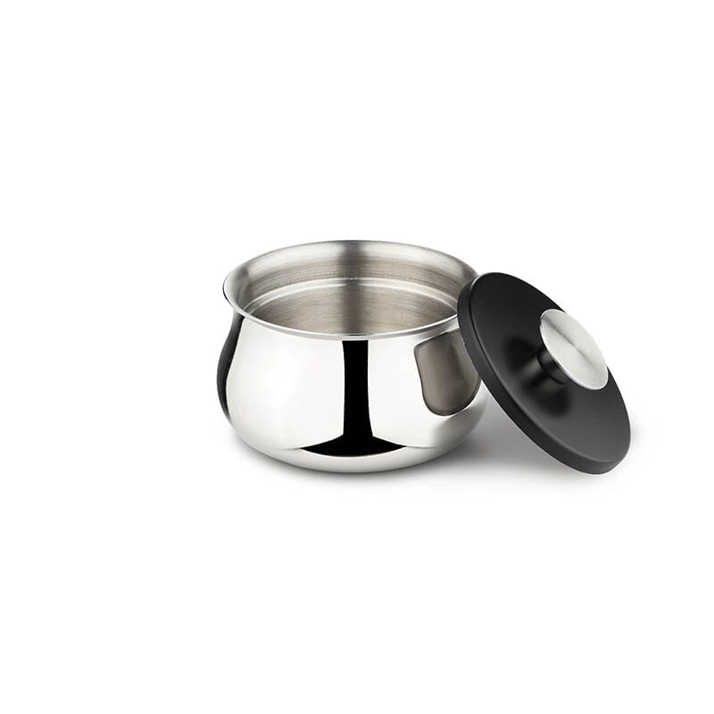 Steel Round Bowl With Lid
