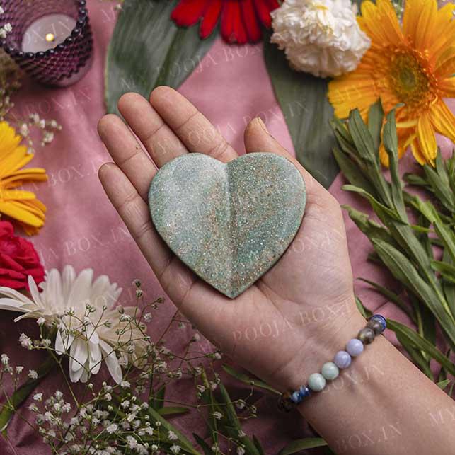 Green Aventurine Heart Shaped Gua Sha