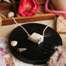 Moonstone Natural Crystal Necklace