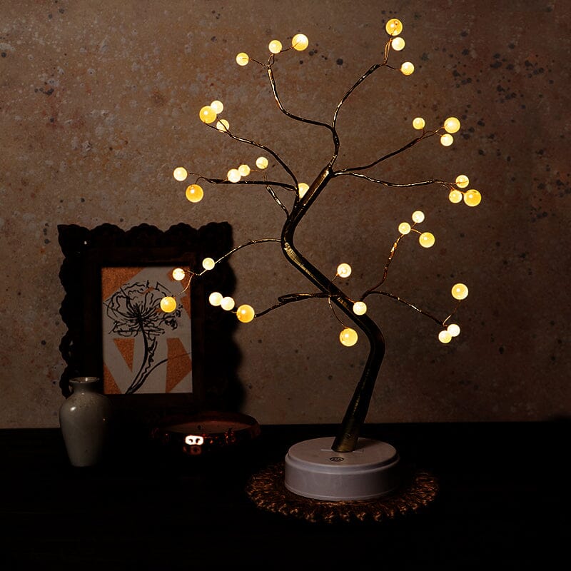 Bonsai Spirit Tree with Pearl Lights Table Lamp | Warm White