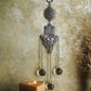 Evil Eye with Hamsa Hand Protection Crystal Hanging