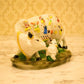 Heavenly White Polyresin Kamdhenu Cow with Calf
