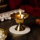 Brass Floral Diya
