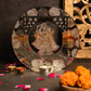 Silver Plated Radha Krishna Tealight Holder