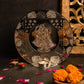 Silver Plated Radha Krishna Tealight Holder
