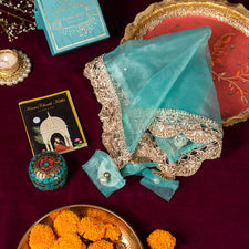 Pleasing Mint Thali Cover