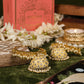 Attractive Meenakari Yellow Jhumka