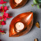 Copper Ebi Pod Tlight Large set of 2