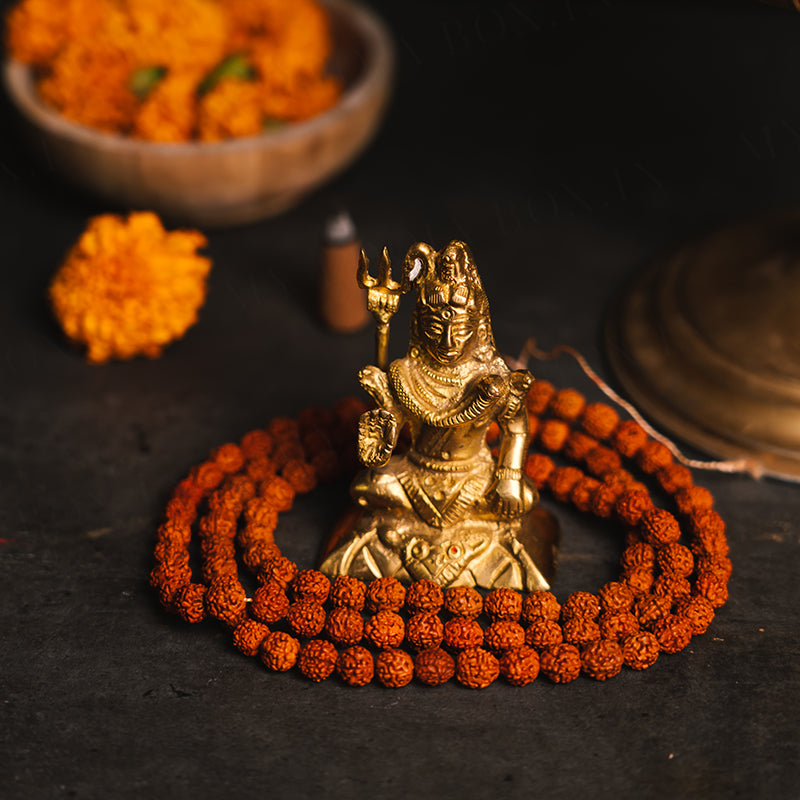 Antique Bholenath Brass Idol