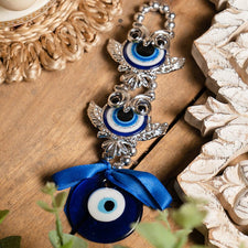 Blue Fengshui Owl (Evil Eye Car Hanging)