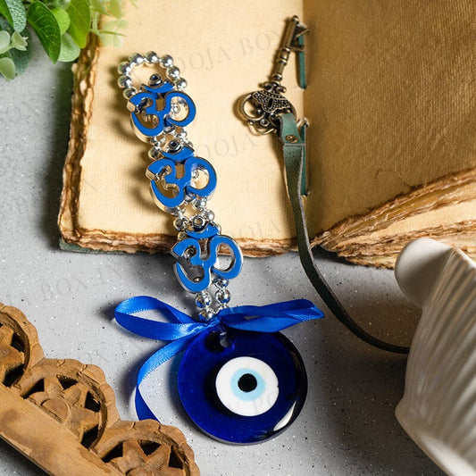 Three Om Evil Eye Hanging