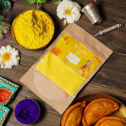 Holi Herbal Yellow Gulaal/Color