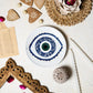 Hand-Painted Evil Eye Fancy Wall Decor Plate