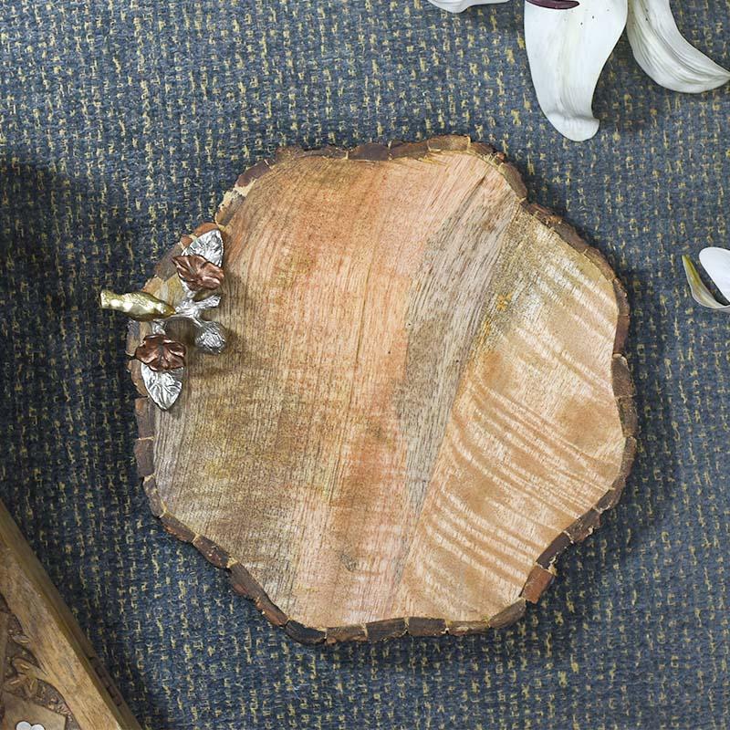 Wooden Bird Platter