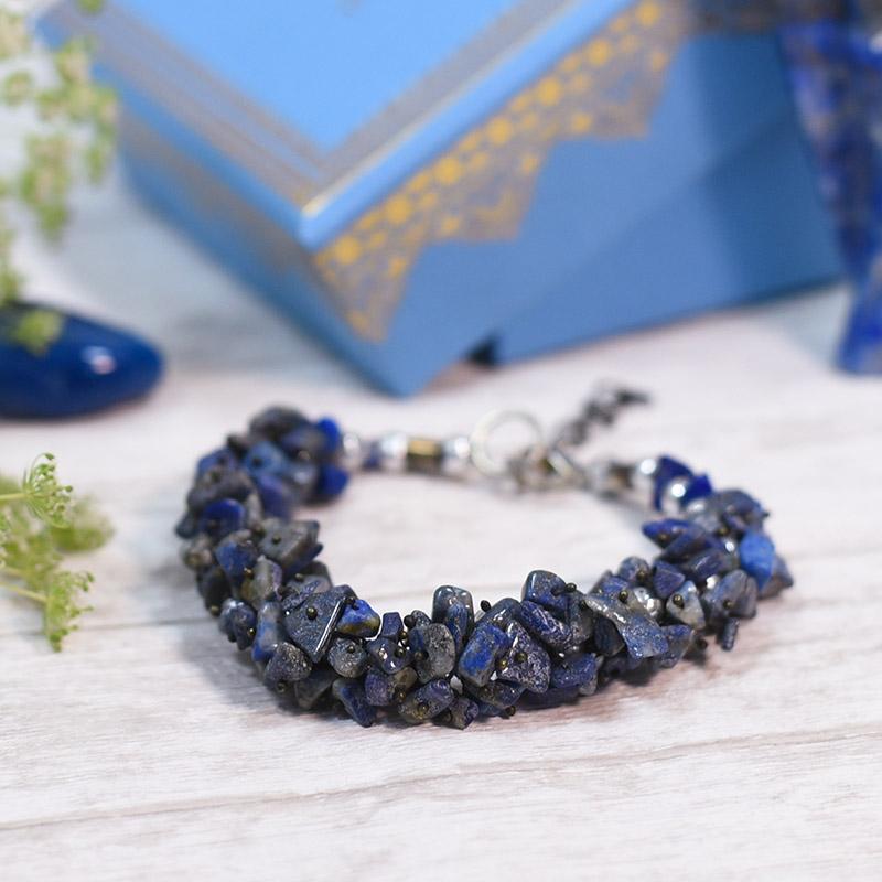 Lapis Lazuli Natural Stone Bracelet | Creativity & Confidence