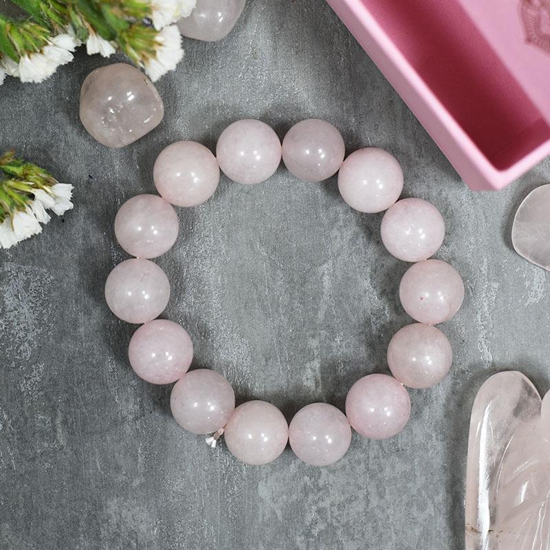 Rose Quartz 'Love' Band/Bracelet