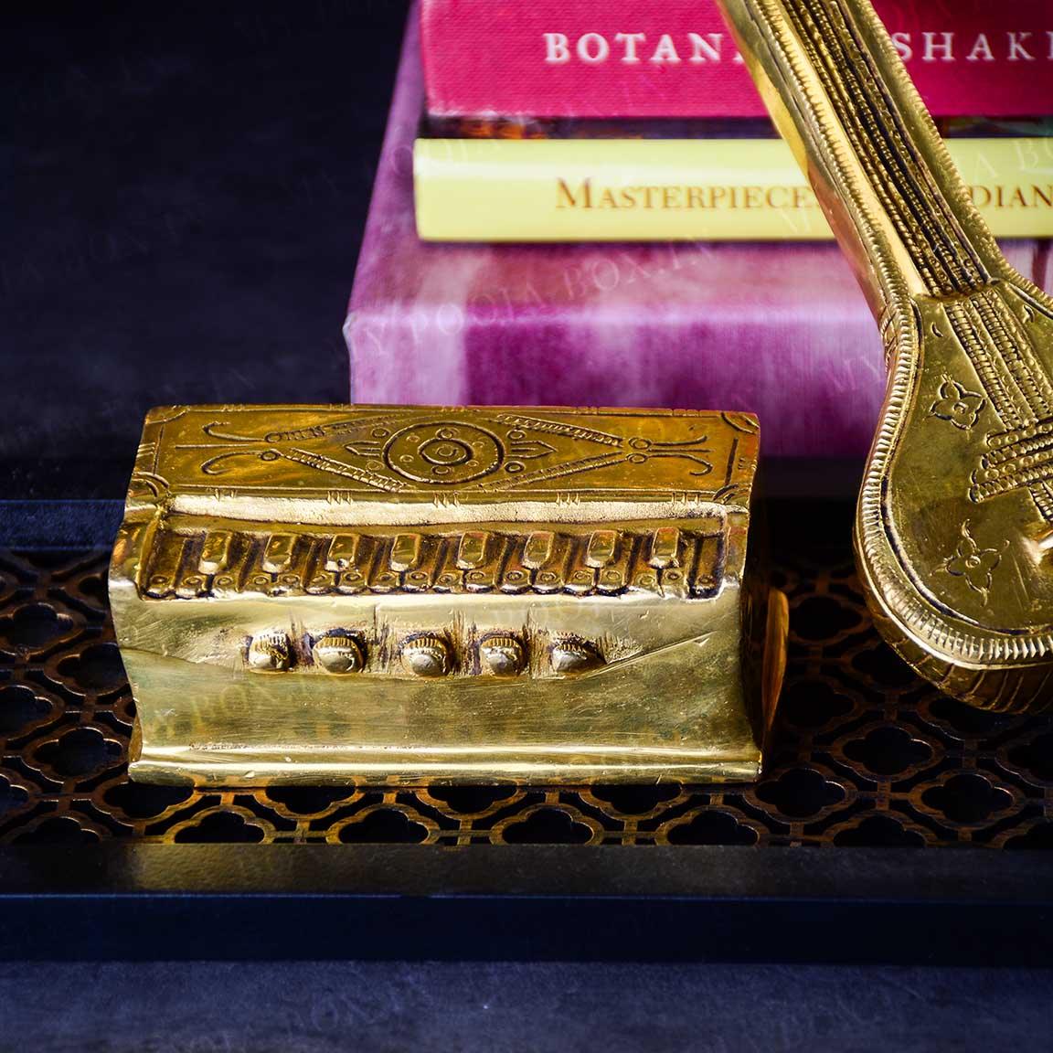 Antique Brass Musical Instruments for Home Decor(Set of 3)