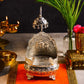 Antique Silver Finish Laddu Gopal Singhasan