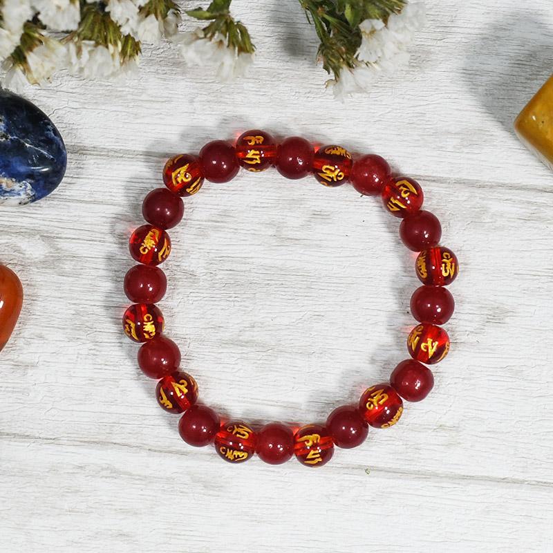 OM MANI PADME HUM Stone Tibetan Band/Bracelet