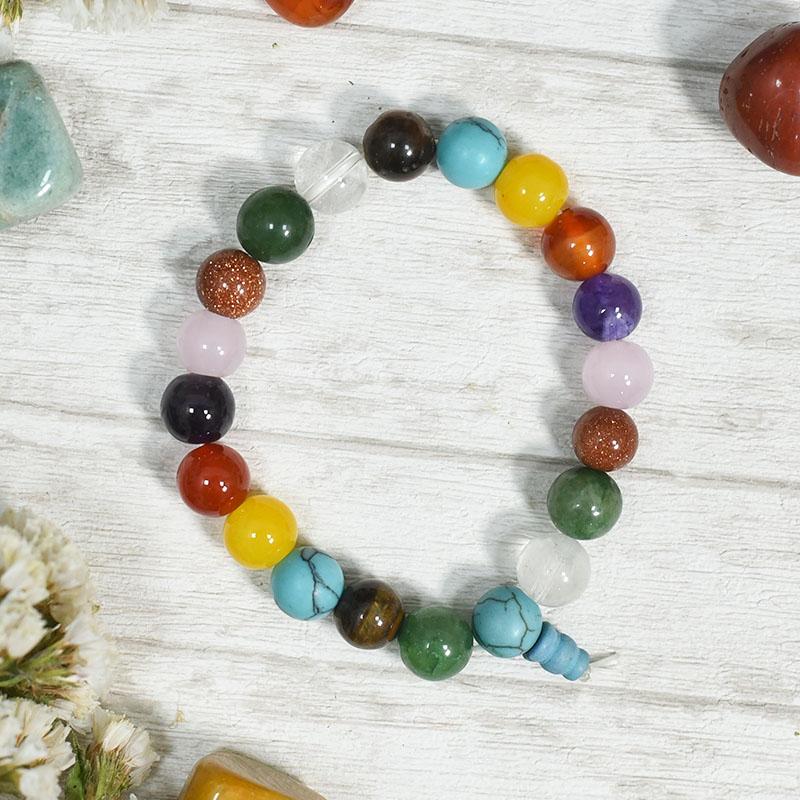 Multi Color Sparkle Round Bracelet