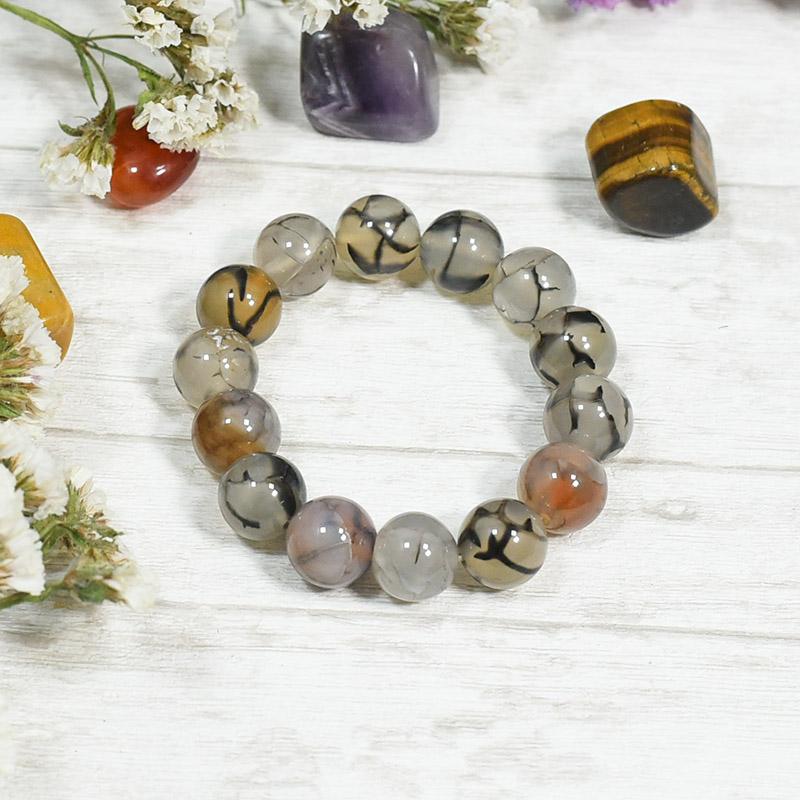 Agate Gemstone Spiritual Protection Band/Bracelet