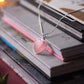 Rose Quartz Heart Pendant Necklace