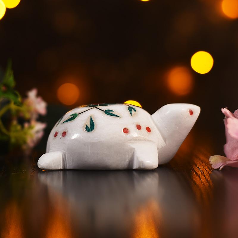Handcrafted Marble Tortoise