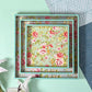 Floral Teal Green Serving Tray-Set of 3