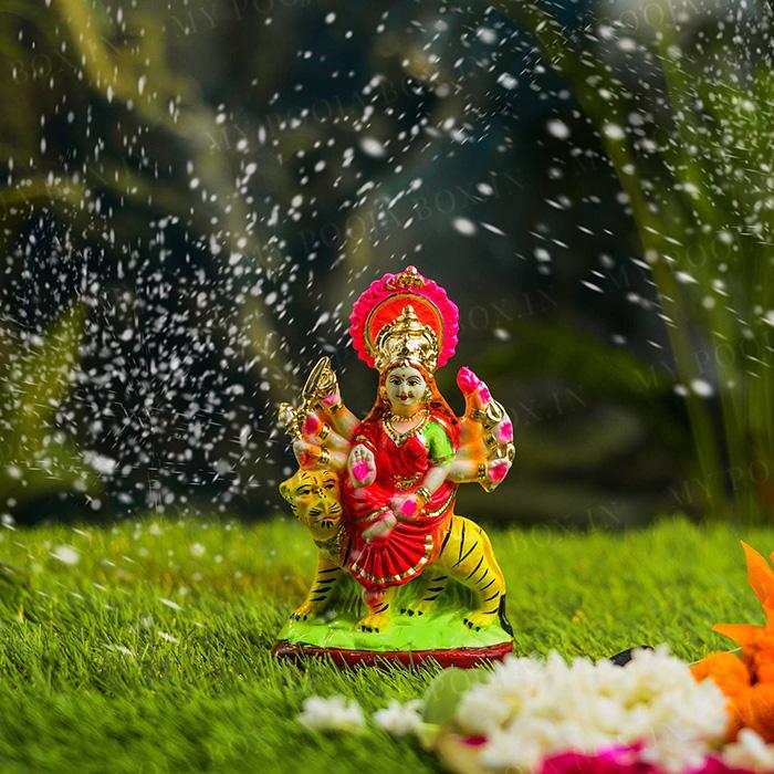 7INCH Eco-Friendly Durga Maa Idol