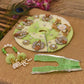 Attractive Green  Krishna Poshak