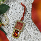 Shri Sun/Surya Yantra Pendant with Red Stone