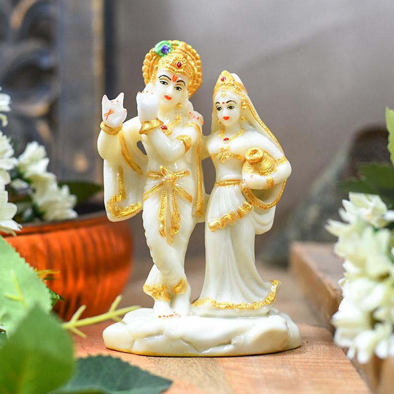 Beautiful Radha Krishna Figurine