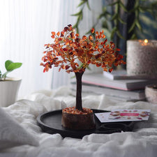 Carnelian Crystal Stone Motivation Tree