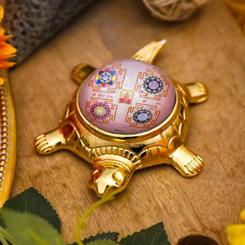 Shri Mahalaxmi Sampurna Yantra on Tortoise