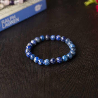 Lapis Lazuli Crystal Healing Bracelet | Wisdom & Truth