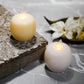 Delightful Round LED Candle Set of 2