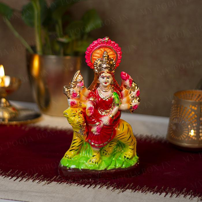 7INCH Eco-Friendly Durga Maa Idol